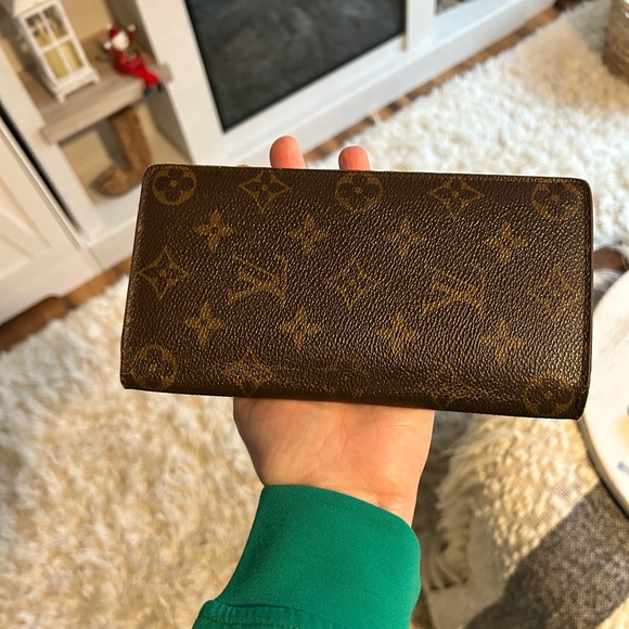 Louis Vuitton Brazza bifold long wallet in Monogram canvas with brown leather - Picture 12 of 15